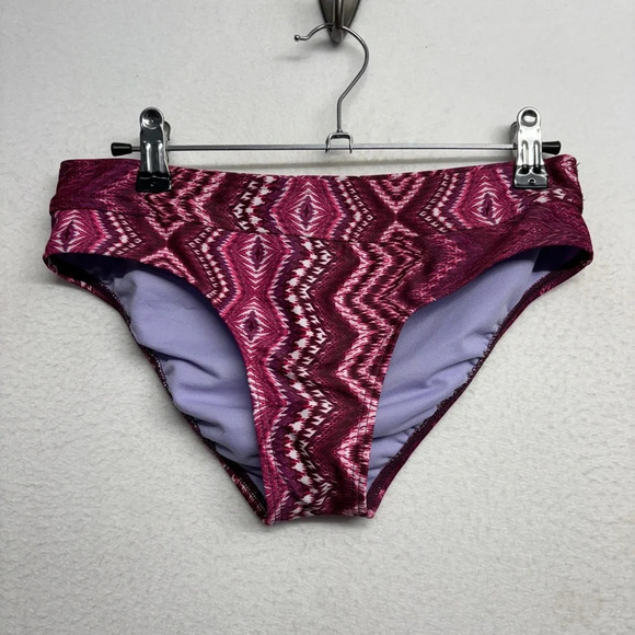 NWT Prana Ramba Swim Bikini Bottom Wine Adrie Red S - Picture 4 of 11